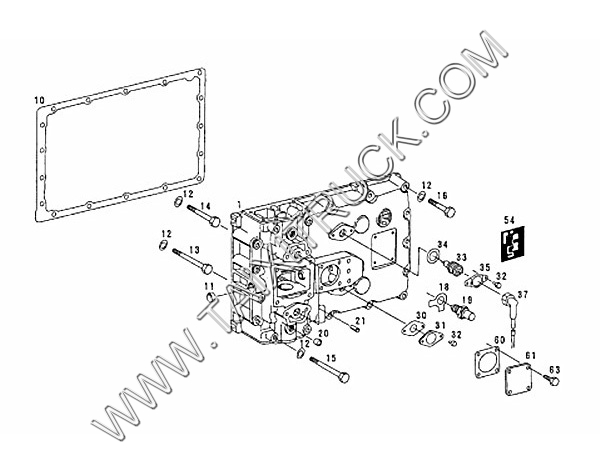 ZF5S-150GP (2159003019) Catalog, Transmission cover, QIJIANG Gearbox